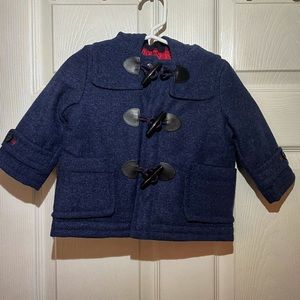 Baby Gap.  Size 6-12 months.  Color is blue.